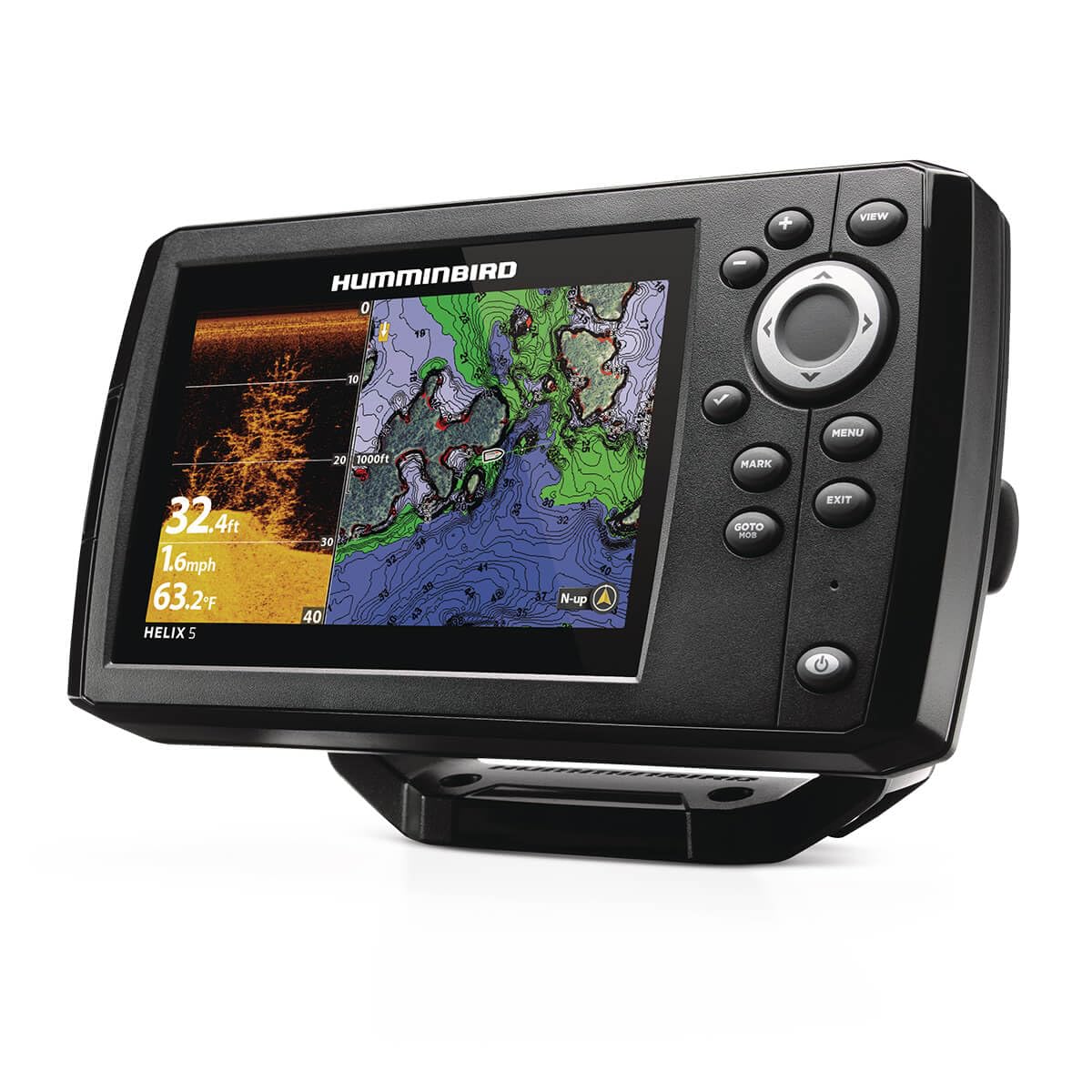HUMMINBIRD 411670-1 Humminbird Helix 5 G3 GPS Fish Finder with Transducer, Dual Spectrum Chirp Sonar & Down Imaging