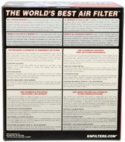 K&N FILTER RX-4990 K&N High-Flow Original Lifetime Universal X-Stream Clamp-On Air Filter: Performance, Premium: Flange Diameter: 3 In, Filter Height: 5.5625 In, Flange Length: 1.75 In, Shape: Round Tapered, RX-4990