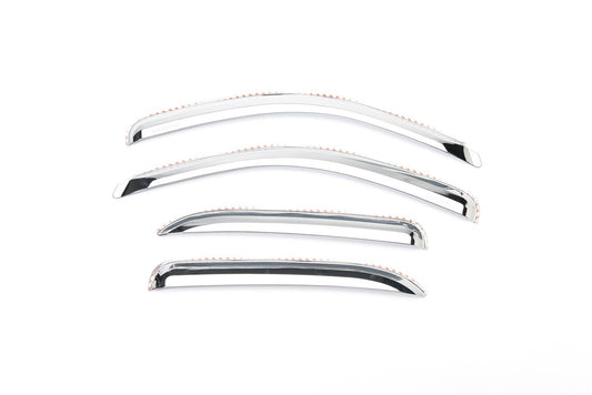 PUTCO 480033 Putco Element Chrome Window Deflectors Fits Chevy Tahoe/GMC Yukon 2007-2014 - Set of 4 - in Channel Install