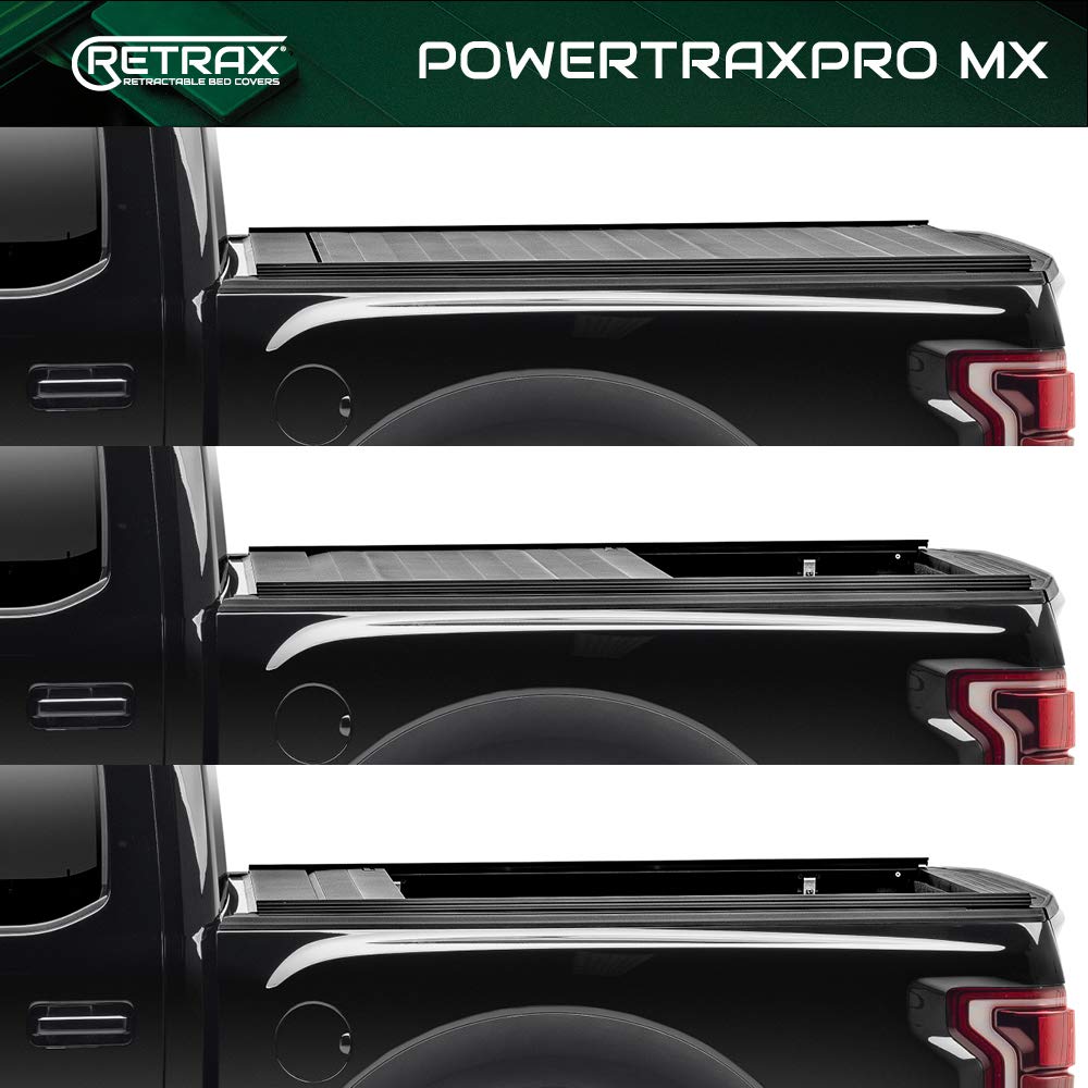 RealTruck 90861 RealTruck Retrax PowertraxPRO MX Retractable Truck Bed Tonneau Cover – 90861 – Fits 2022 - 2025 Toyota Tundra w/ Deck Rail System 5' 7" Bed (66.7")