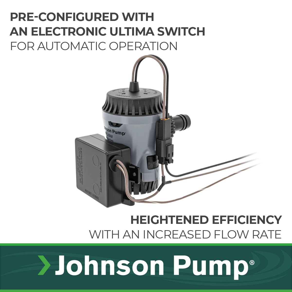 JOHNSON PUMP 10-13635-01 Johnson Pump 10-13635-01 Aqua Void Ultima Combo - 12V, 500 GPH
