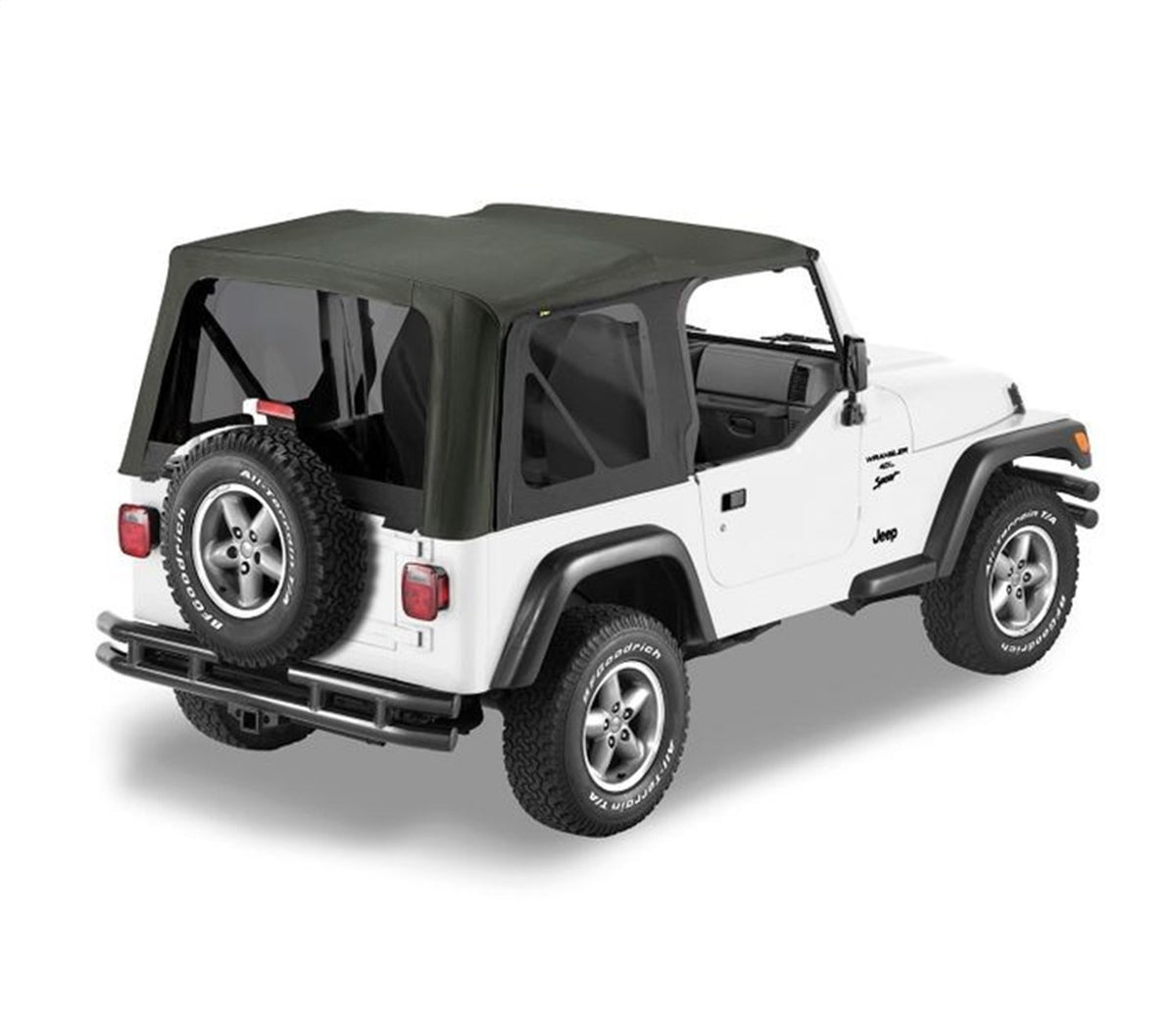 BESTOP 79139-01 Bestop Replace-A-Top Black Sailcloth 7913901 for Jeep Wrangler TJ 1997-2002