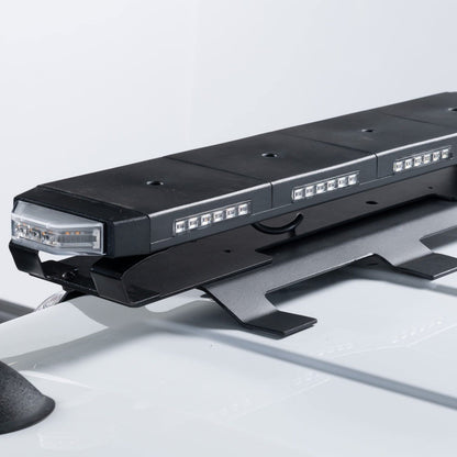 Putco 950248 Putco Tri-Hornet LED Stealth Rooftop Strobe Light Bar (Amber, White & Blue), 48" Tri Color Strobe Light