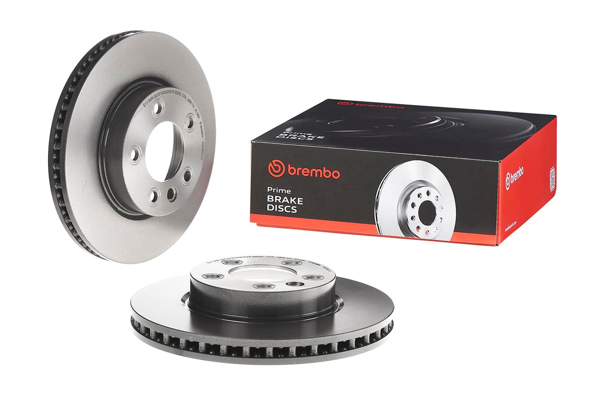 Brembo 09.C881.11 UV Coated Pillar Vented Front Brake Rotor