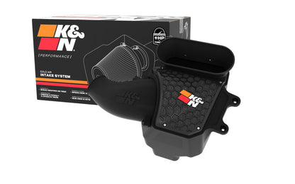 K&N FILTER 63-1588 K&N Cold Air Intake System: High-Flow Air-Filter, Increase Performance & Horsepower: Compatible with 2021-2022 JEEP Wrangler JL, 63-1588