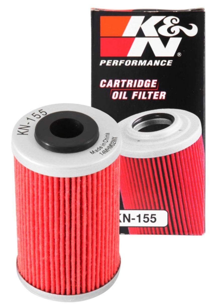 K&N FILTER KN-155 K&N Motorcycle Oil Filter: High Performance, Premium, KN-155