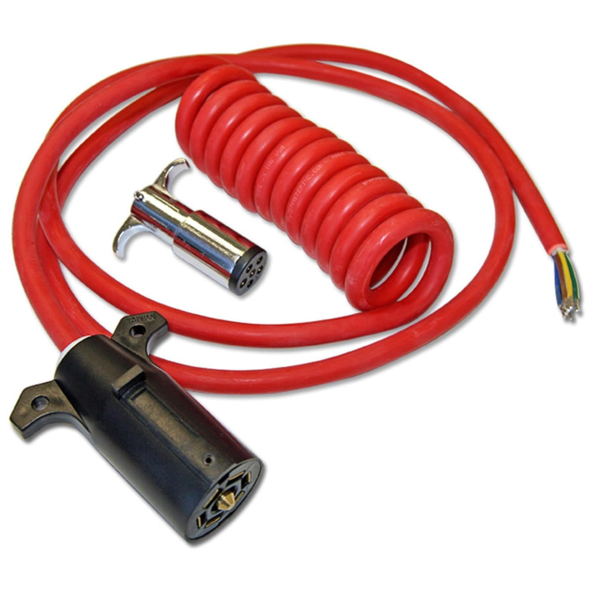 ROADMASTER 1676-7 Roadmaster 1676-7 Flexo-Coil Power Cords Compatible with Motorhomes with 6-7 Way Sockets | Provides Reliable Electrical Connection Between Motorhome & Towed Vehicle | Durable Coil Design