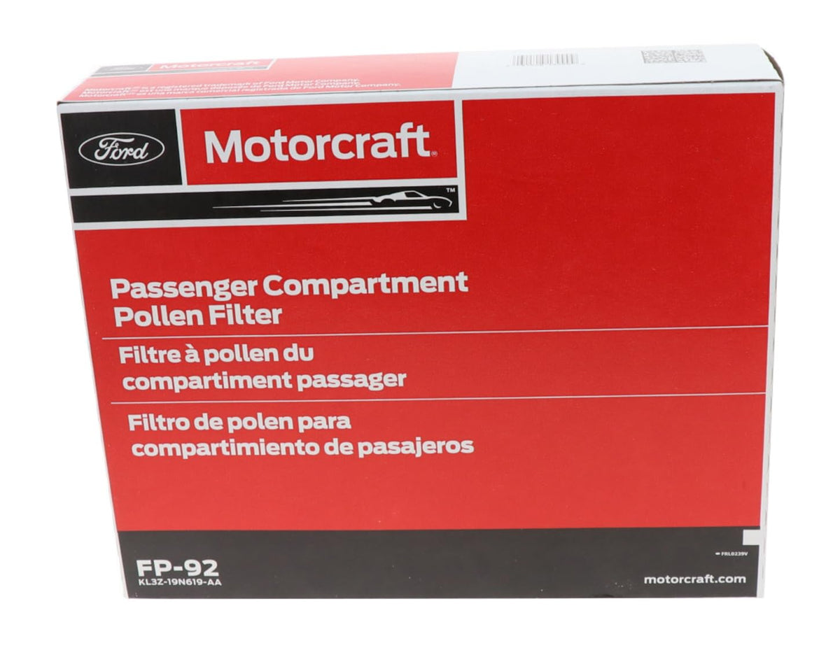 Motorcraft FP92 Cabin Air Filter, 1 Count (Pack of 1