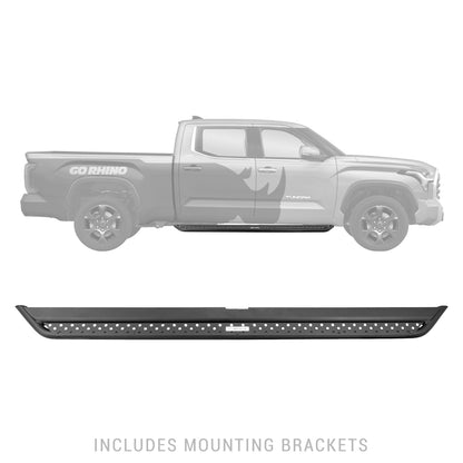 GO RHINO DSS4439T Go Rhino Dominator Xtreme DSS Sidestep & Brackets – Mild Steel, Textured Black – DSS4439T – Fits 2023-2024 Toyota Sequoia