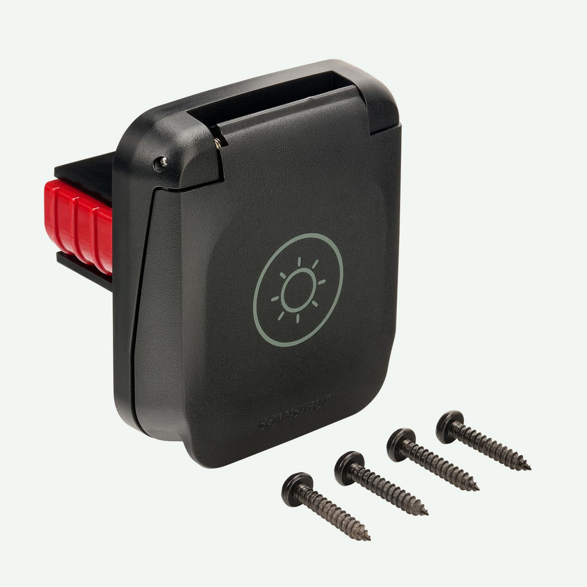SCANSTRUT SC-V-S1 Scanstrut Ventura SC-V-S1 Anderson 50A Solar Connection (Red), IP68/IP69K Waterproof SB50 Port, 600V DC, Marine-Grade Flush Mount for RV, Van & Off-Grid Power