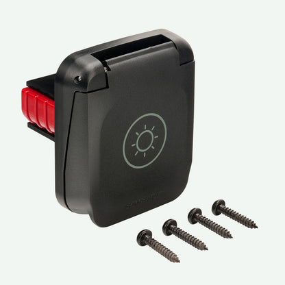 SCANSTRUT SC-V-S1 Scanstrut Ventura SC-V-S1 Anderson 50A Solar Connection (Red), IP68/IP69K Waterproof SB50 Port, 600V DC, Marine-Grade Flush Mount for RV, Van & Off-Grid Power
