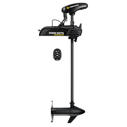 MINN KOTA 1358451 Minn Kota PowerDrive Bow-Mount Electric Trolling Motor with GPS – 55 Lb. Thrust, 54 In. Shaft, Freshwater