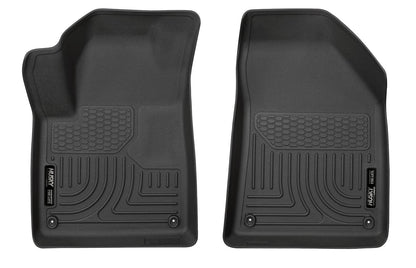 Husky Liners 55431 Husky Liners X-act Contour Floor Mats – Fits 2015-2023 Jeep Cherokee – Front Row, 2-pc Black - 55431