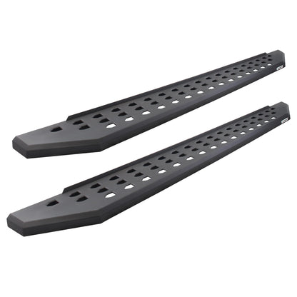 GO RHINO 6944358020PC Go Rhino RB20 Running Boards, Mounting Brackets, & 2 Pair of Drop Steps | Galvanized Steel, Textured Black | 6944358020PC | Fits 2022-2024 Toyota Tundra Double Cab Pickup
