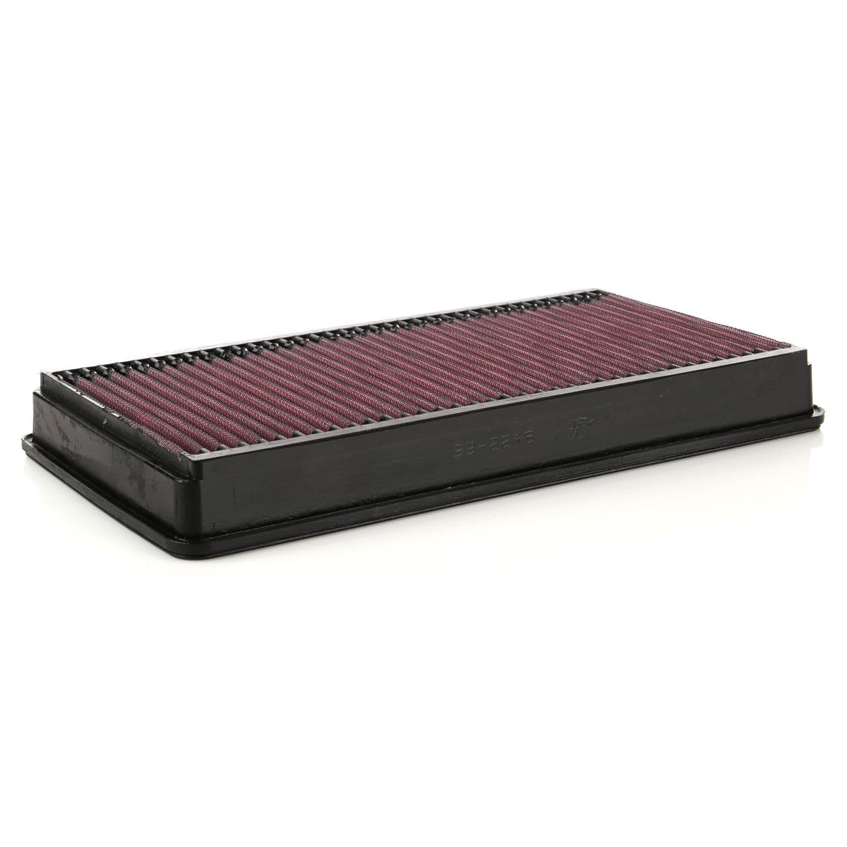 K&N FILTER 33-2248 K&N High-Flow Original Lifetime Engine Air Filter: Increase Power: Premium, Washable: Compatible with 1998-2007 FORD: Excursion, F250, F350, F450, F550, 33-2248