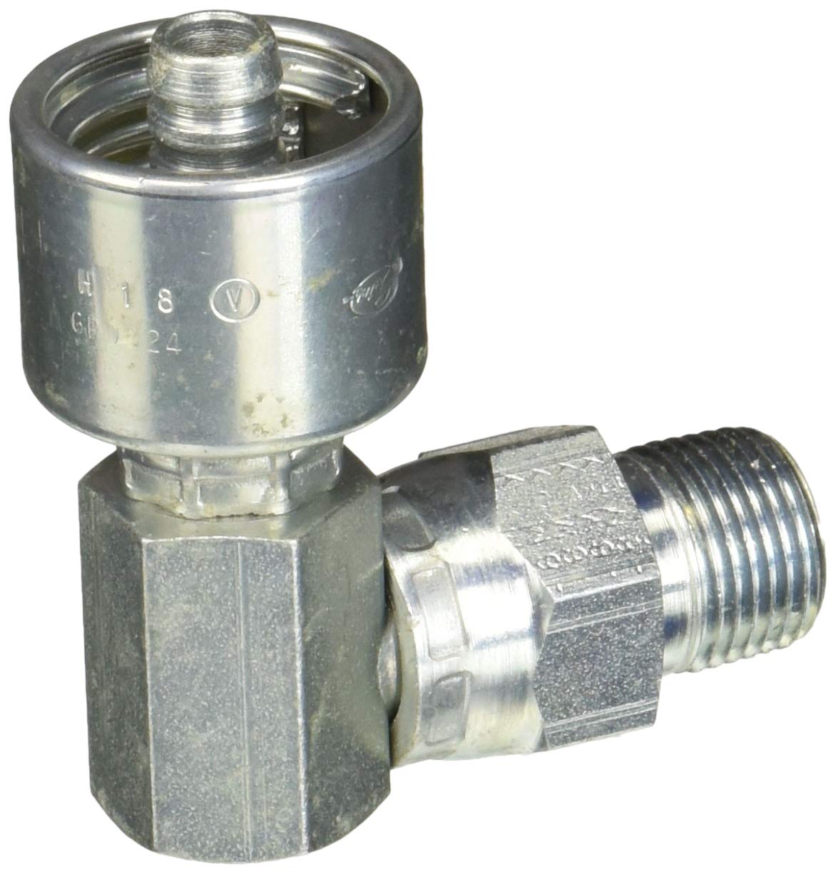 Gates G25106-0606 Male Pipe Swivel 90 Block (Nptf Without 30 Cone