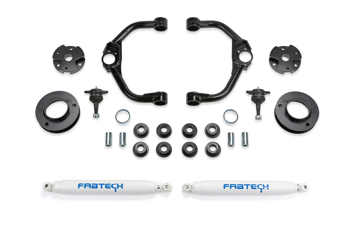 FABTECH K3168 Fabtech K3168 3' BJ UCA SYS W/ PERF SHKS 2019-20