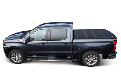 LEER 650299 LEER HF650M | Fits 2019+ Ram 1500 with 6.4 FT Bed w/o Rambox | Hard, Quad-Folding, Low Profile Tonneau Cover | Does not fit with 60/40 Multifunction Tailgate | SKU 650299