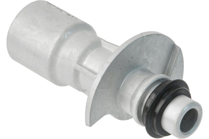 URO PARTS LR028136-PRM URO Parts LR028136PRM Engine Oil Cooler Pipe w/O-Ring, Aluminum vs OEM Plastic; From Water Pump to Oil Cooler