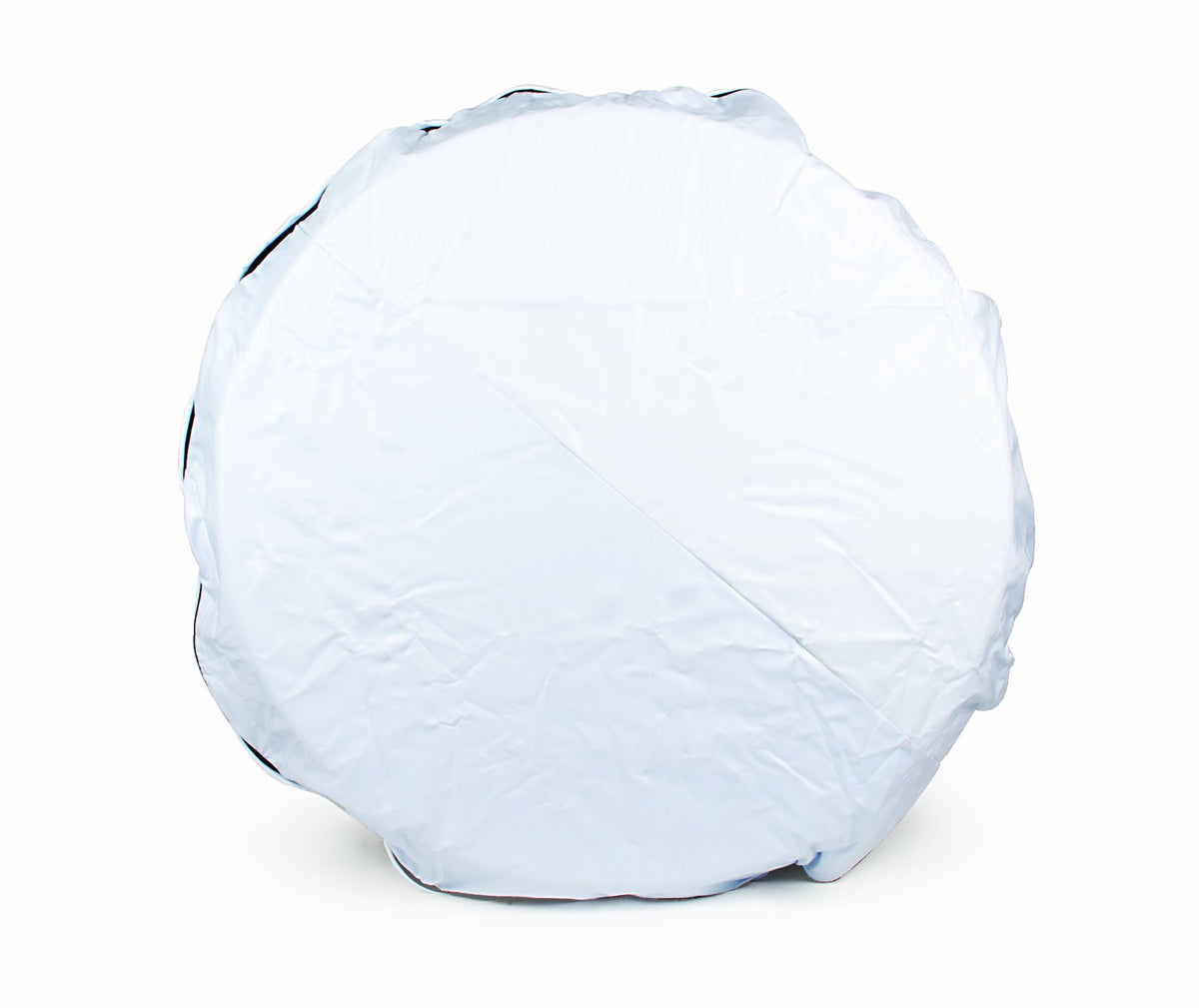 CAMCO 45348 Camco Camper/RV Spare Tire Cover | Crafted of Heavy-Duty Vinyl & Features Heavy Nylon Thread for Weatherproof Seams | Fits 24" Wheels | Arctic White (45348)