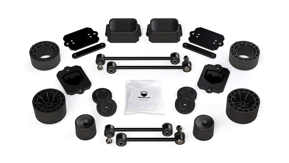 TERAFLEX 1365300 TeraFlex 1365300 2.5" JL Spacer Lift (2DR Sport/Sahara), 1 Pack