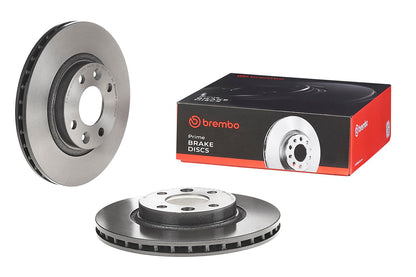 BREMBO 09C28511C02 Brembo 09.C285.11 UV Coated Pillar Vented Front Brake Rotor DACIA/RENAULT/SMART OE# 402063149R