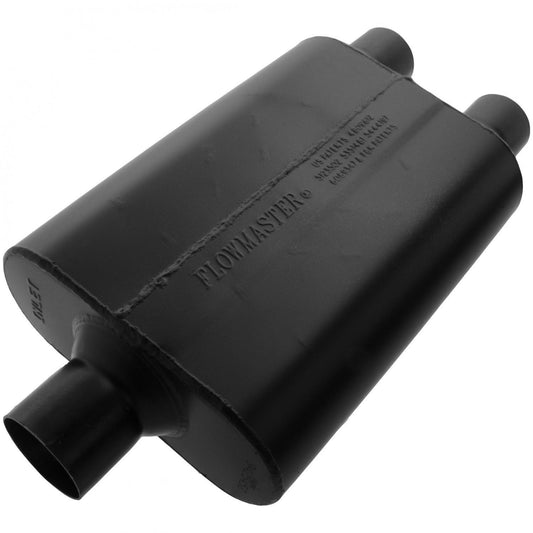 FLOWMASTER 9425452 Flowmaster 9425452 Super 44 Muffler - 2.50 Center In and 2.25 Dual Out - Aggressive Sound