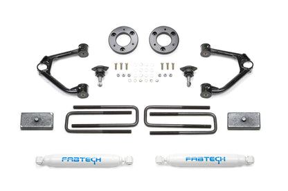 FABTECH K1152 Fabtech K1152 Ball Joint Control Arm Lift System 1.5 in. Lift w/Rear Performance Shocks Ball Joint Control Arm Lift System
