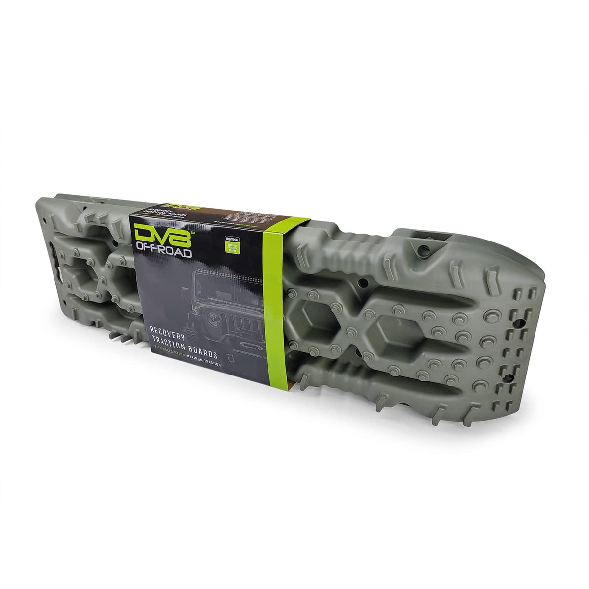 DV8 Offroad RTB1-01OL DV8 Offroad Traction Boards with Bag; Olive; Pair RTB1-01OL