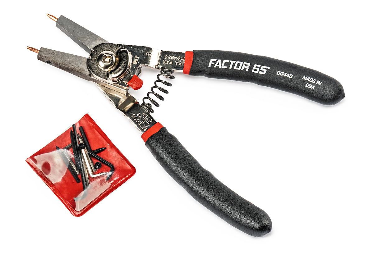FACTOR 55 00440 Factor 55 00440 Snap Ring Pliers Ideal for installing of snap rings, required for Factor55 products that require snap ring pliers for installation.