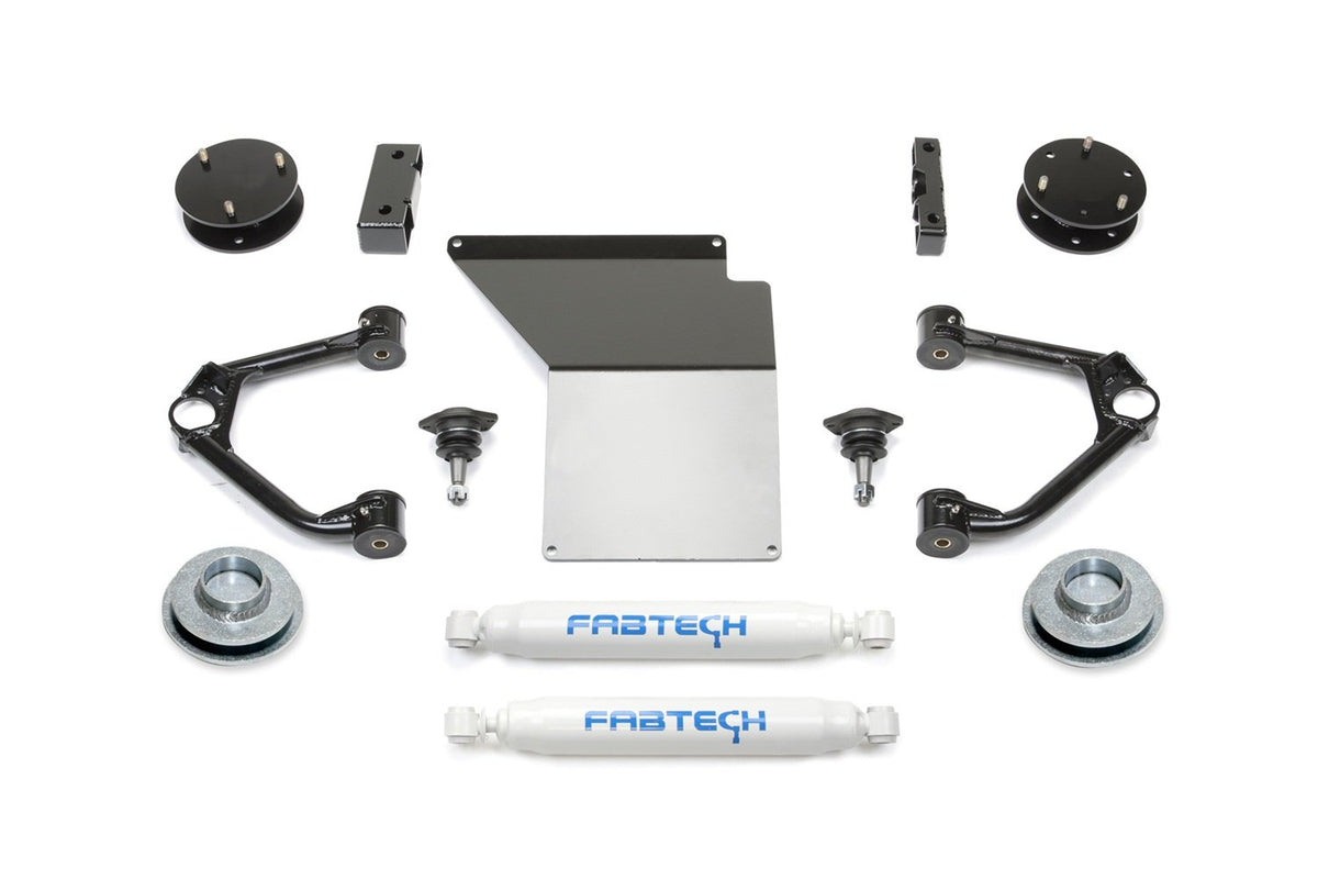 FABTECH K1060 Fabtech K1060 Budget Lift System w/Shock w/Performance Shocks 4 in. Lift Budget Lift System w/Shock