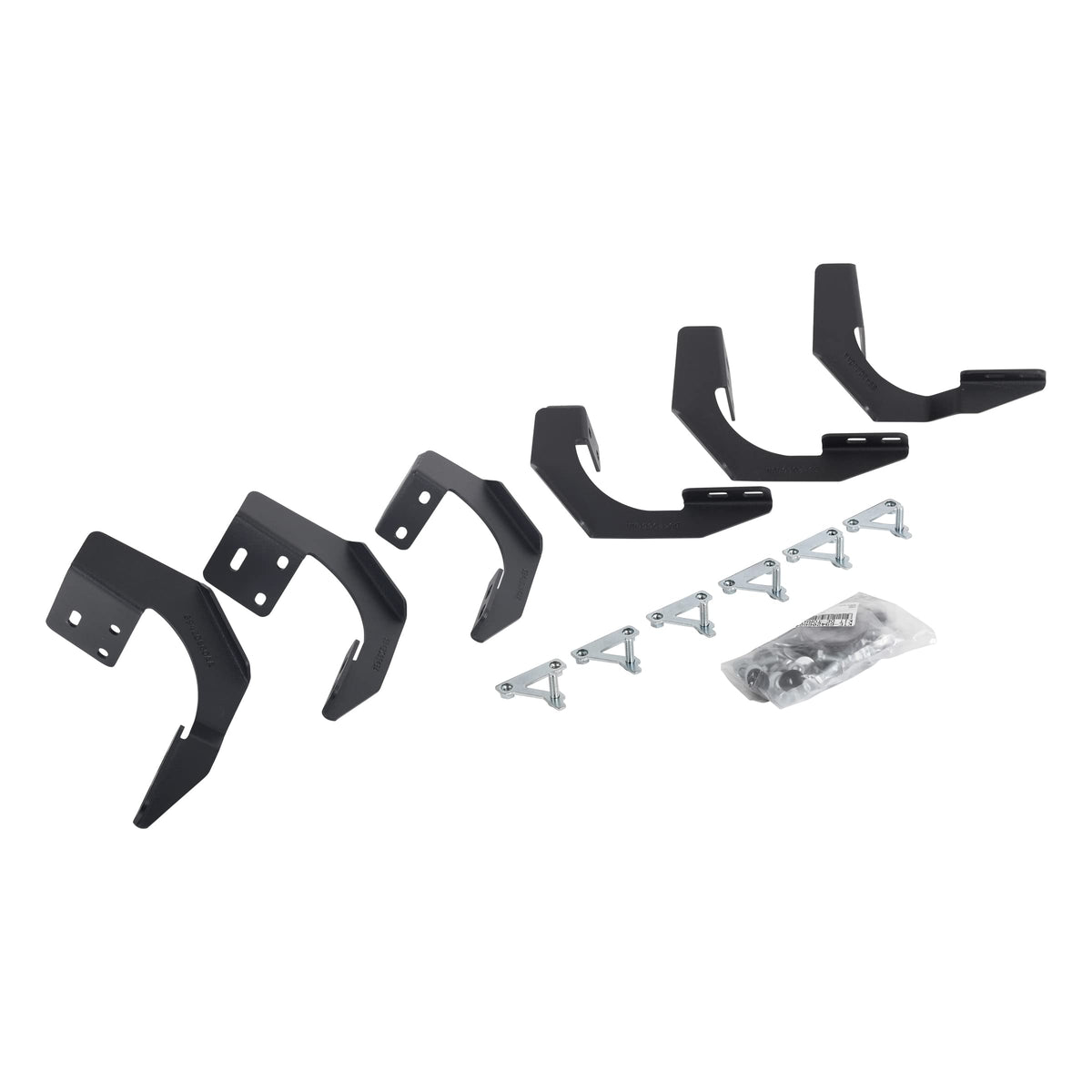 GO RHINO 6942065 Go Rhino RB10 / RB20 Brackets | Mild Steel, Textured Black | 6942065 | Fits 2015-2018 Ram 1500 Crew/Quad Cab Pickup; 2019-2023 Ram 1500 Classic Crew/Quad Cab Pickup
