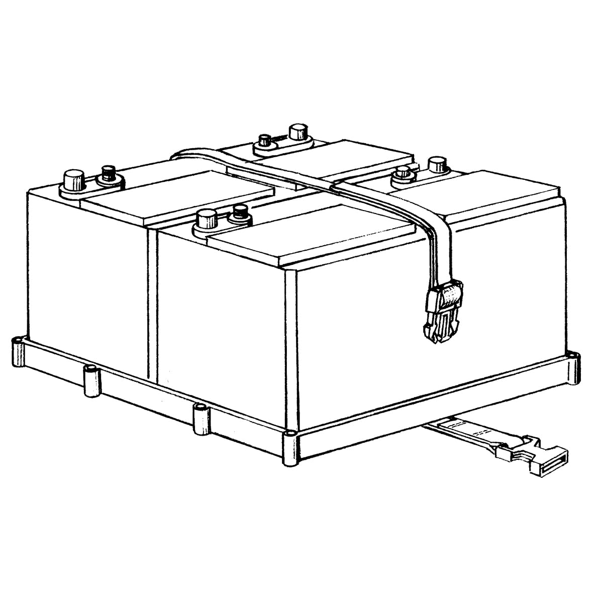 T-H MARINE DBH-27P-DP T-H Marine Supplies Dual Holder Tray Boating Battery Chargers