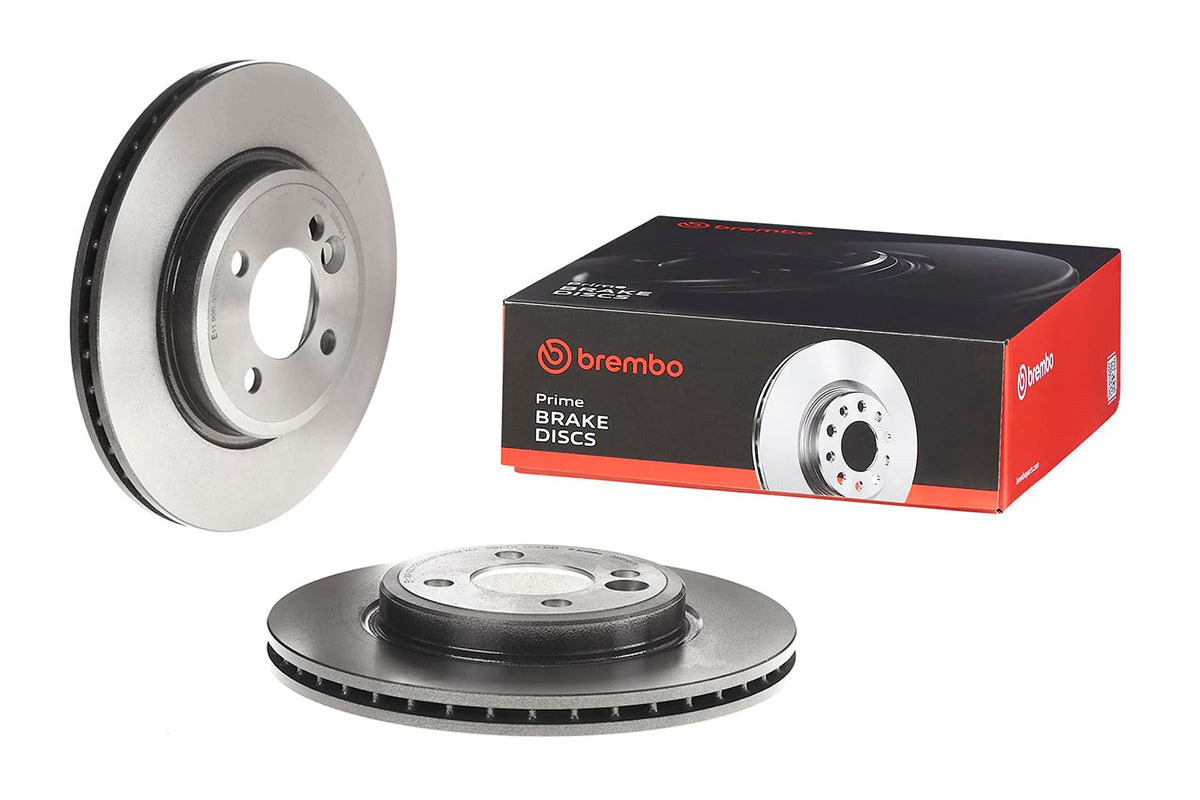 BREMBO 09865511C02 Brembo 09.8655.11 UV Coated vented Front Brake Rotor MINI OE# 34111502891