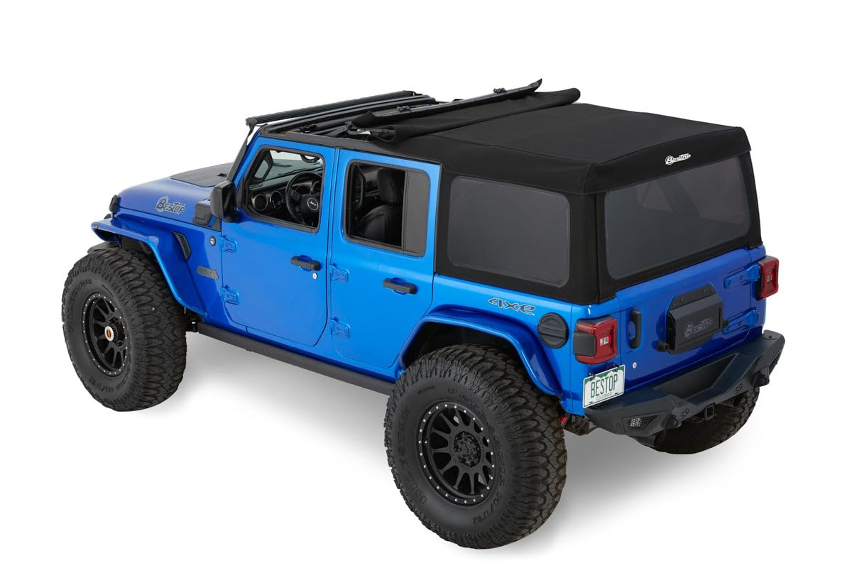 BESTOP 54726-17 Bestop Supertop Black Twill 5472617 for Jeep Wrangler JL 4-Door 2018-2027