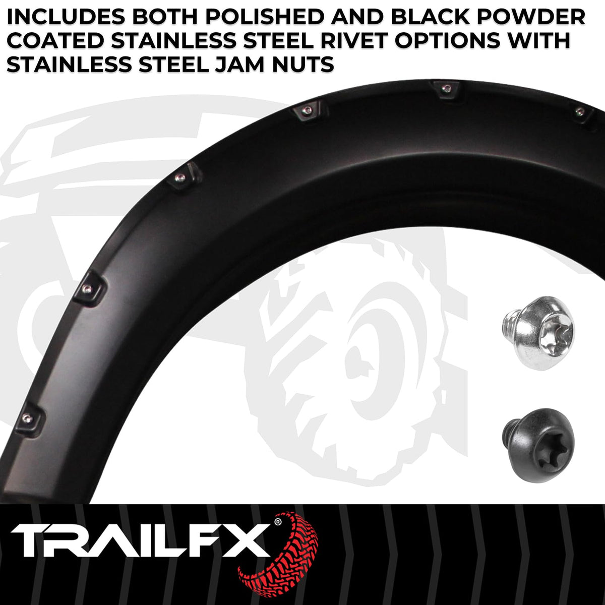 TRAILFX TFF3002S Trailfx TFF3002S POCKET STYLE FLARE SMOOTH SET OF 4