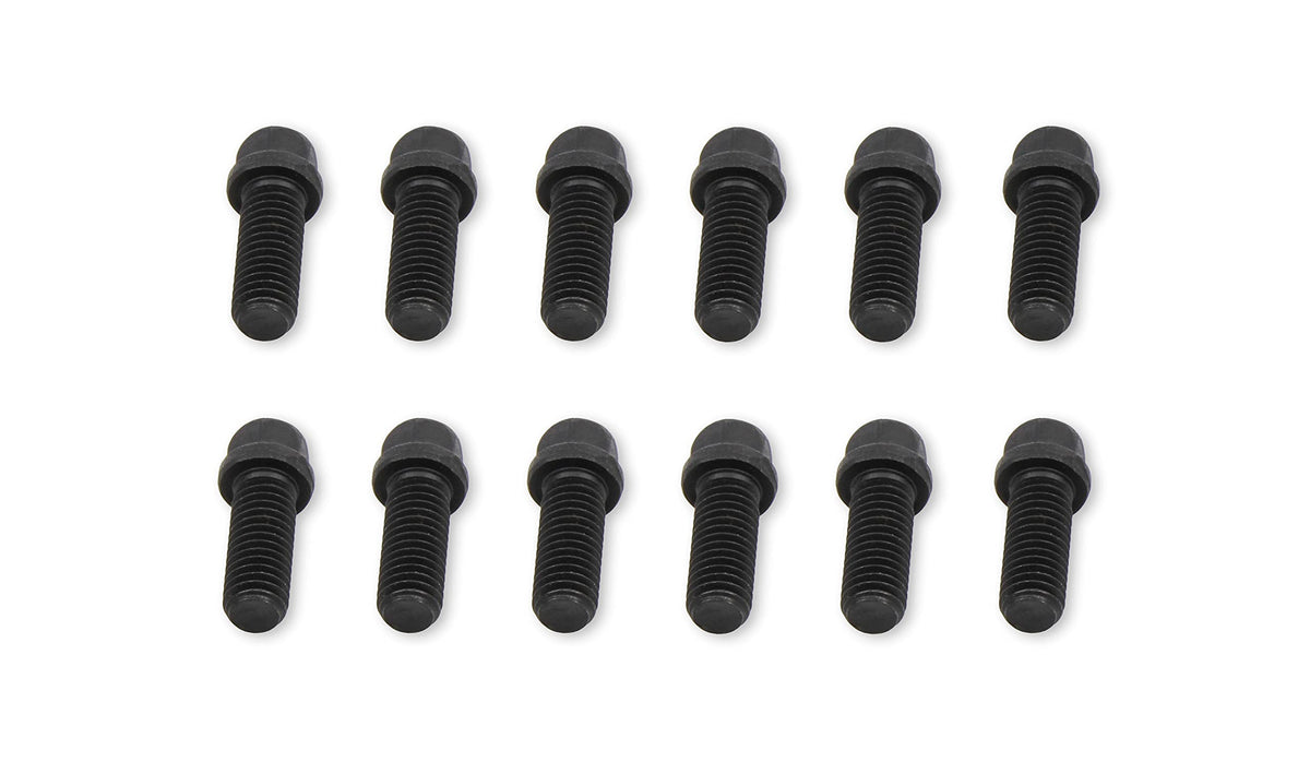 MR GASKET 917 Mr. Gasket Header Bolts,3/8-16X1, Black