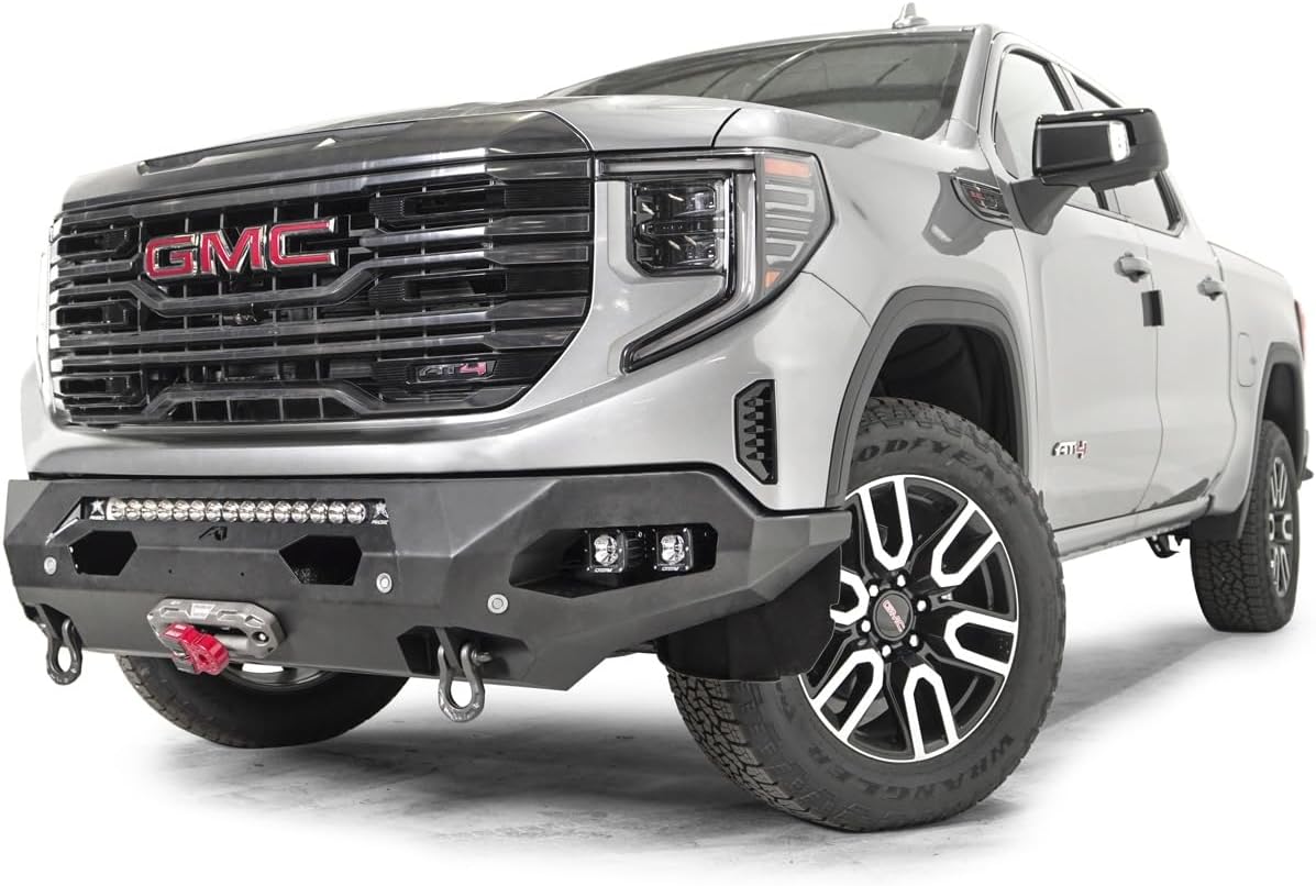 Fab Fours - GS23-X5851-B - Fab Fours GS23-X5851-B Matrix Front Bumper Fits 23 Compatible with/Replacement for Sierra 1500
