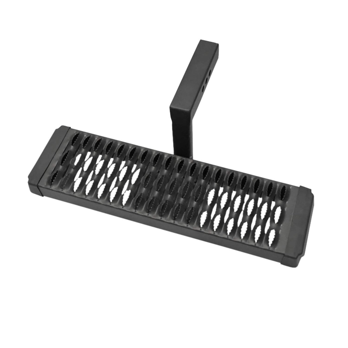 TRAILFX AHS002B TrailFX Hitch Step for 2 Inch Receivers Titanium Black Powder Coated Aluminum 22 Inch x 6.5 Inch 6 Inch Drop Down Stationary Aggressive Step TrailFX AHS002B