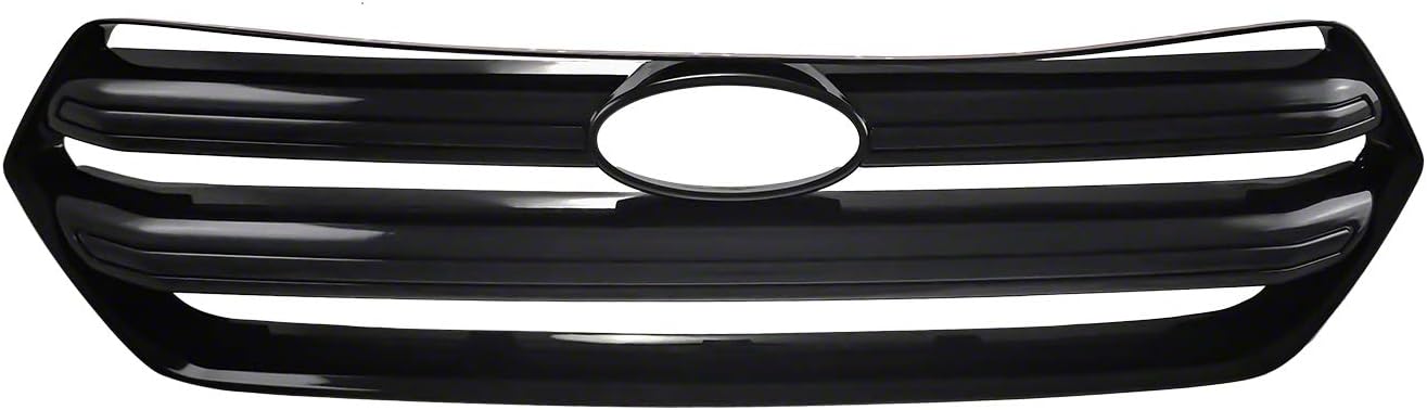 Black Horse Off Road BH-ABS6488BLK Black ABS 1 Pieces Grille Overlay Trims