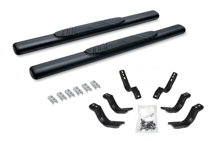 GO RHINO 684409952T Go Rhino 684409952T Textured Black 4" Dodge Regular Cab Length OE Xtreme Side Step (Complete Kit: Side Step and Brackets)