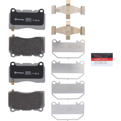 BREMBO P59079N Brembo P59079N Premium Ceramic Front Disc Brake Pad Set CADILLAC/HYUNDAI/OPEL/TESLA/VAUXHALL OE# 23271117,13411116