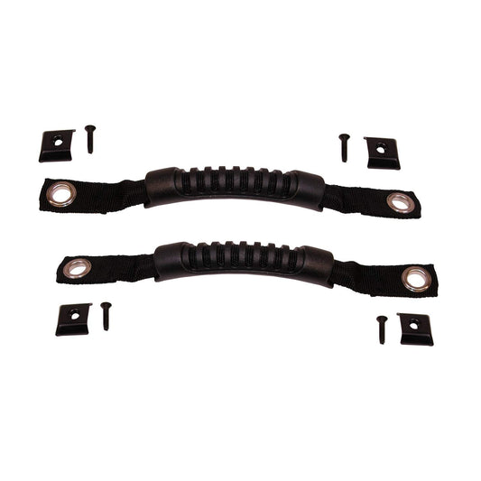 RUGGED RIDGE 11825.01 Rugged Ridge Door Pull Straps for Jeep CJ/Wrangler YJ | Nylon, Black | 11825.01 | Fits 1976-1995 Jeep CJ & Wrangler YJ