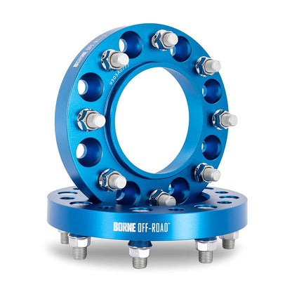 MISHIMOTO BNWS-006-381BL Mishimoto Borne Off-Road 8X165.1 Wheel Spacers, Compatible with RAM Cummins 6.7L, 2019+, 1.5" Thick, Blue
