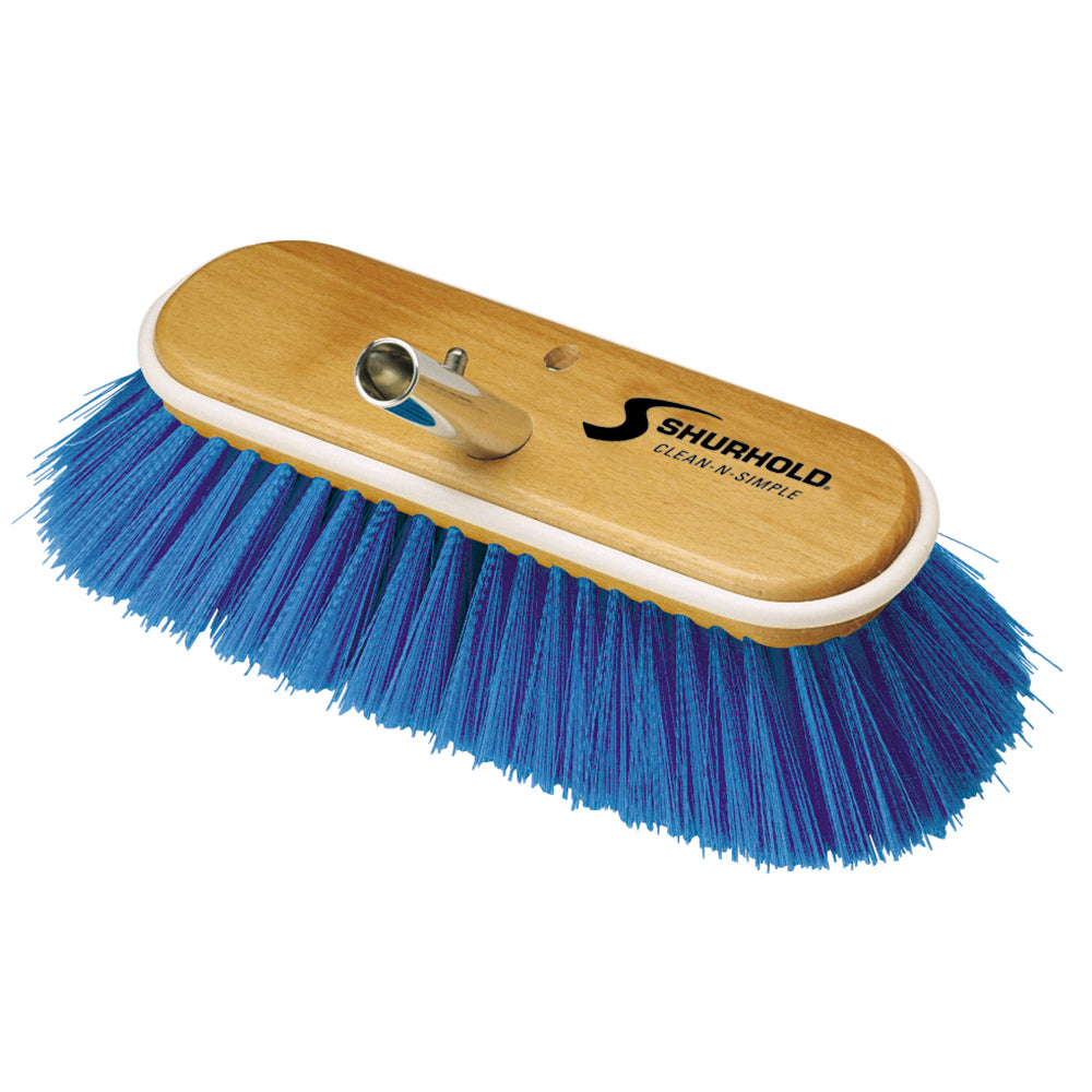 Shurhold 975 Shurhold 10" Extra-Soft Deck Brush - Blue Nylon Bristles