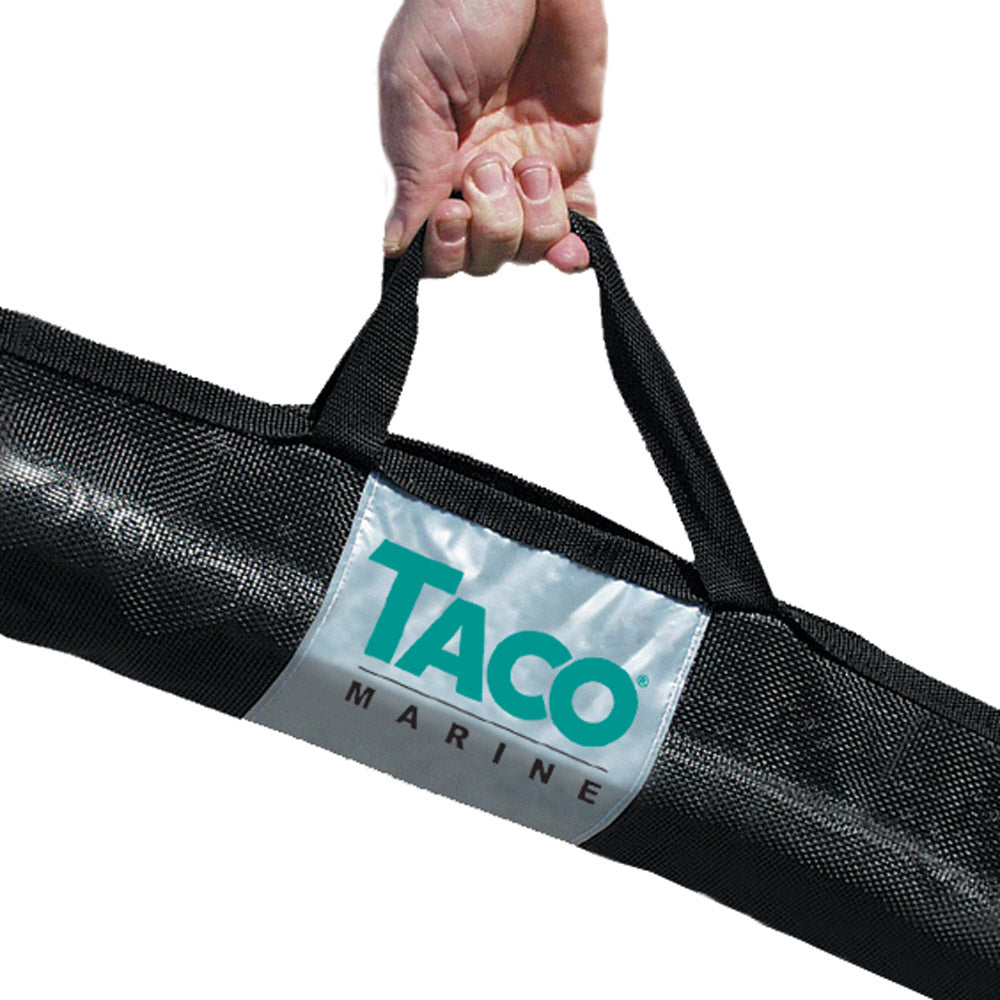TACO Marine COK-0024 TACO Outrigger Black Mesh Carry Bag - 72" x 12"