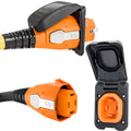 SmartPlug 50 AMP Inlet & Female Cord Connector Combo - Black