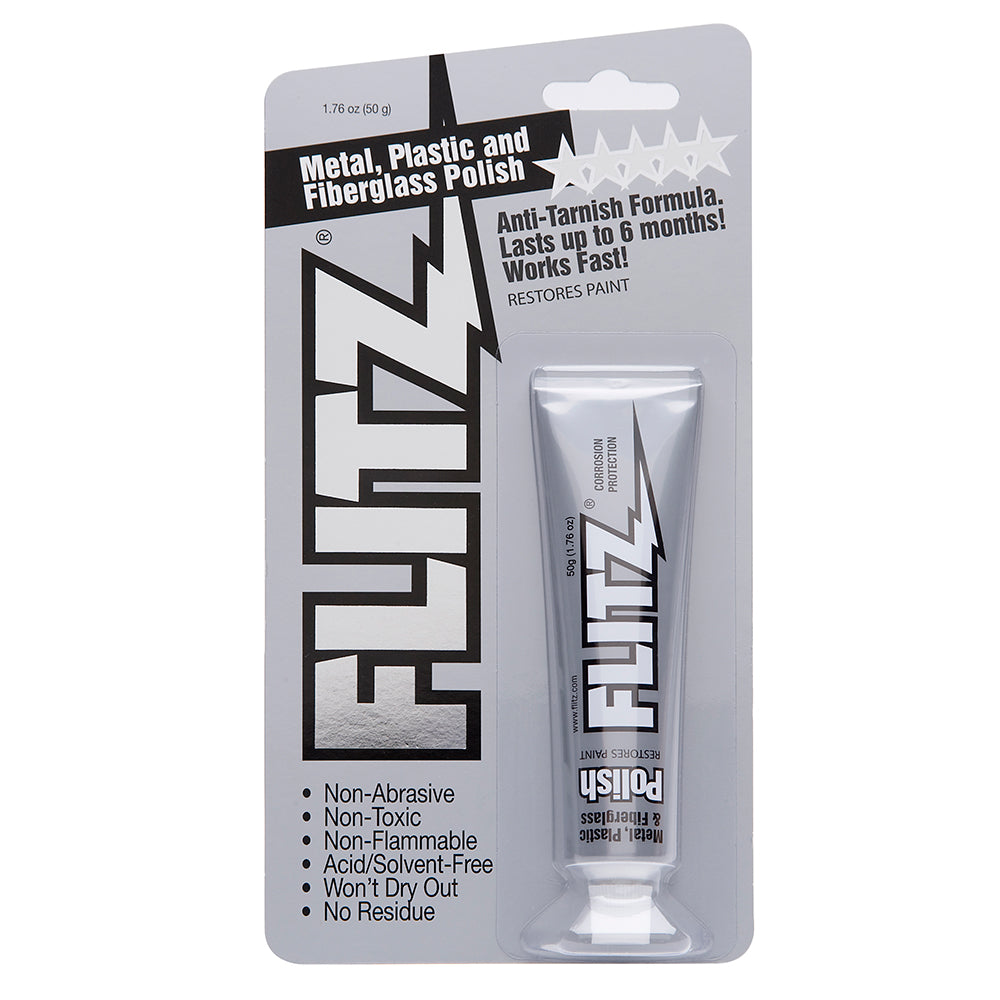 Flitz BP 03511-10A-10PK Flitz Polish - Paste - 1.76oz Tube - 10-Pack