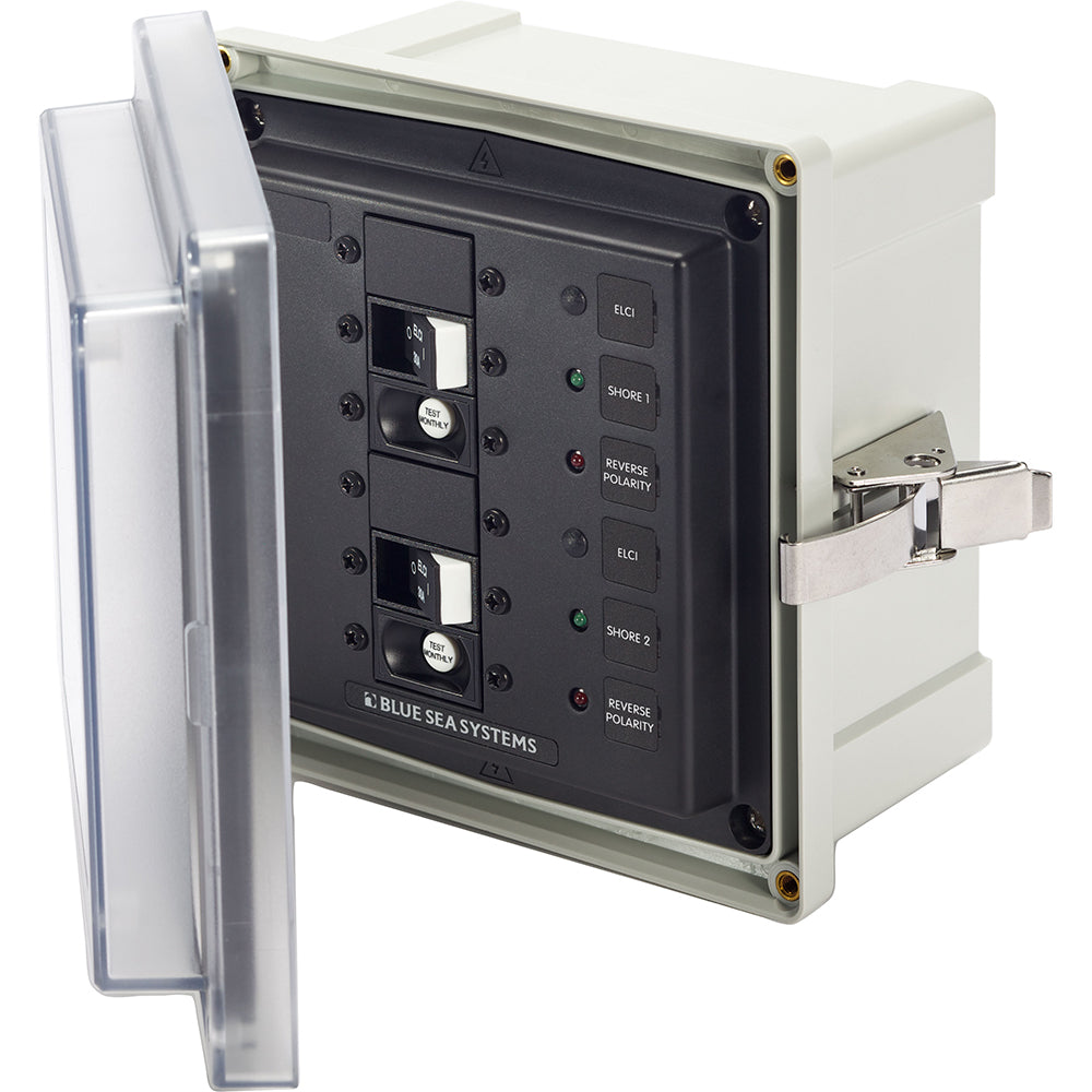 Blue Sea Systems 3117 Blue Sea 3117 - SMS Panel Enclosure w/2 ELCI (30A) - 120V AC