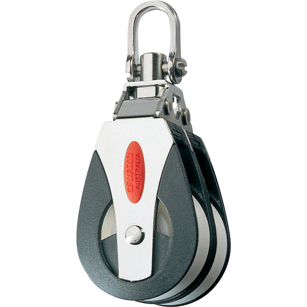 Ronstan RF41200 Ronstan Series 40 All Purpose Block - Double Block - Full Swivel Head